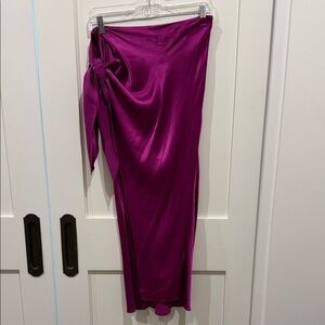 Rails faux wrap skirt.